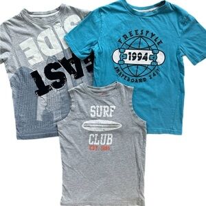 Joe Fresh Boys Size 6-7 Tee Shirts  & Tank Top Bundle